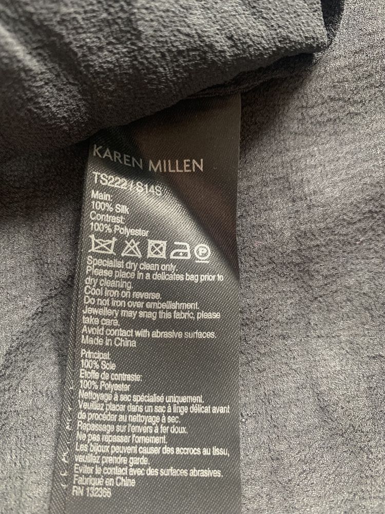 Przewiewna bluzka jedwab Karen Millen
