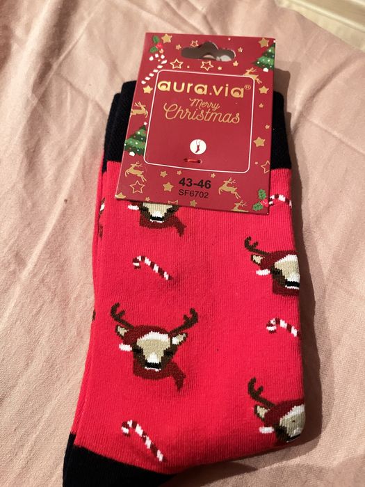 Świąteczne skarpety męnskie