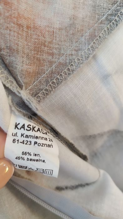 Sukienka Kaskada 38 len bawełna