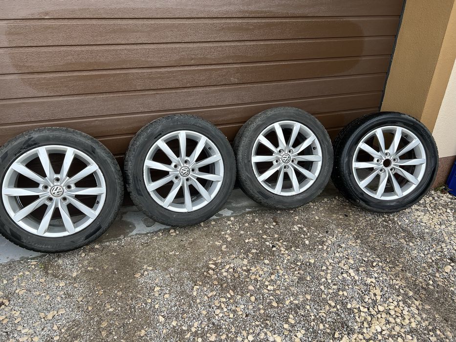 Alufelgi 5x112  vw z oponami