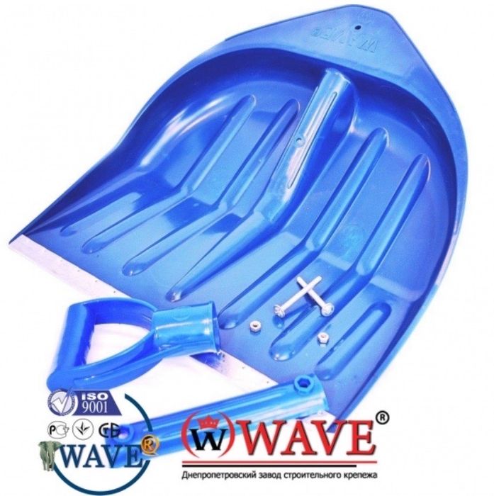 От 30шт Лопаты для снега 440х460 пластиковые снеговые снегоуборочные