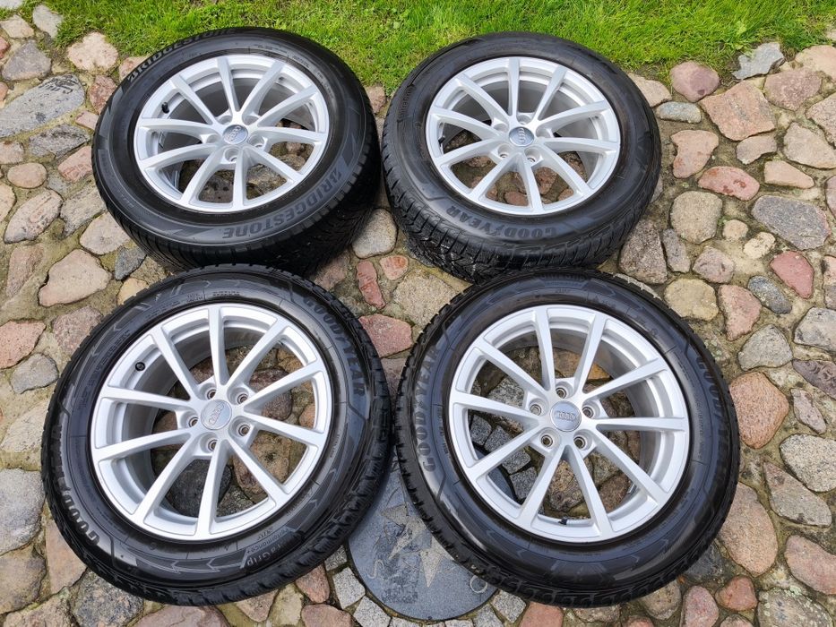 Felgi aluminiowe 17 z oponami zimowymi Audi a6 a4 a5  5x112