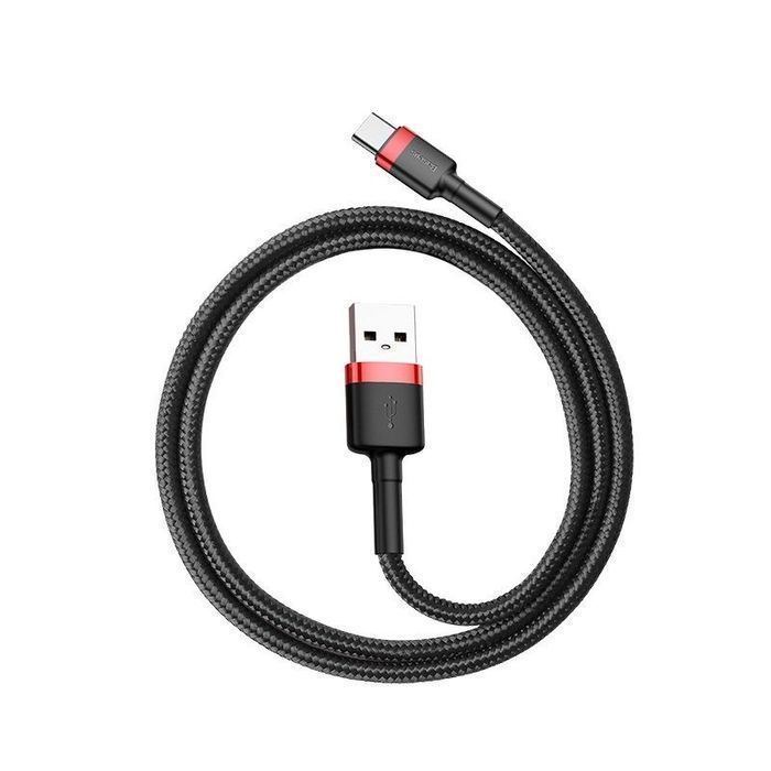 Kabel Usb Do Usb-C Baseus Cafule 2A 2M (Czerwono-Czarny)