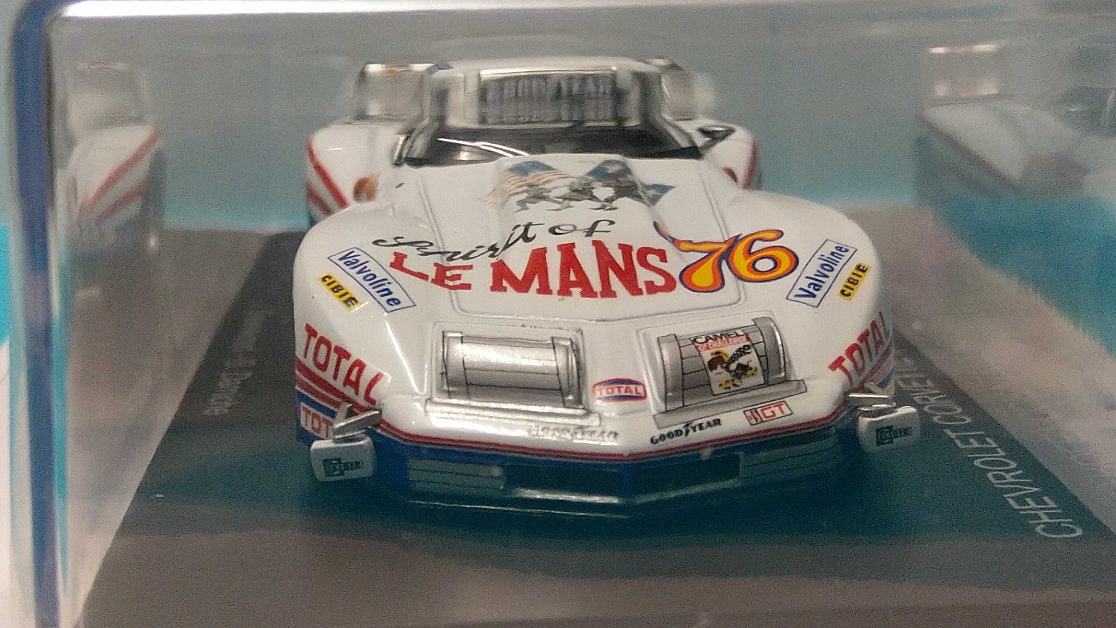 Chevrolet Corvette C3 #76: 24h Le Mans 1976 - Spark/Hachette 1/43
