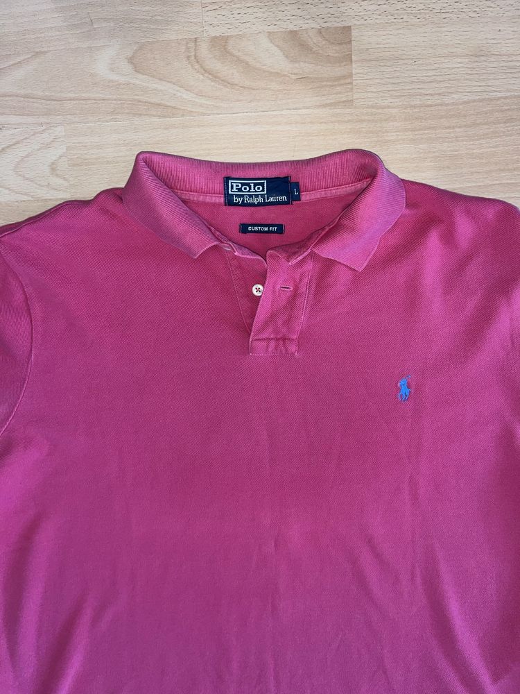 Koszulka polo Ralph Lauren różowa oryginalna
