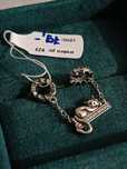 Nowy charms - łańcuszek kotek srebro 925