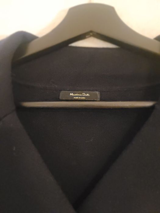 Massimo Dutti Żakiet sweterek granatowa rozmiar s