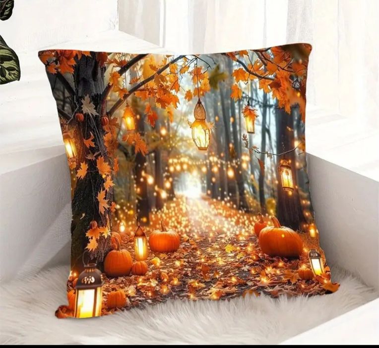 Poszewki na poduszki dwustronne. Rozmiar 45x45