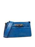 Torebka guess raffie mini print croco