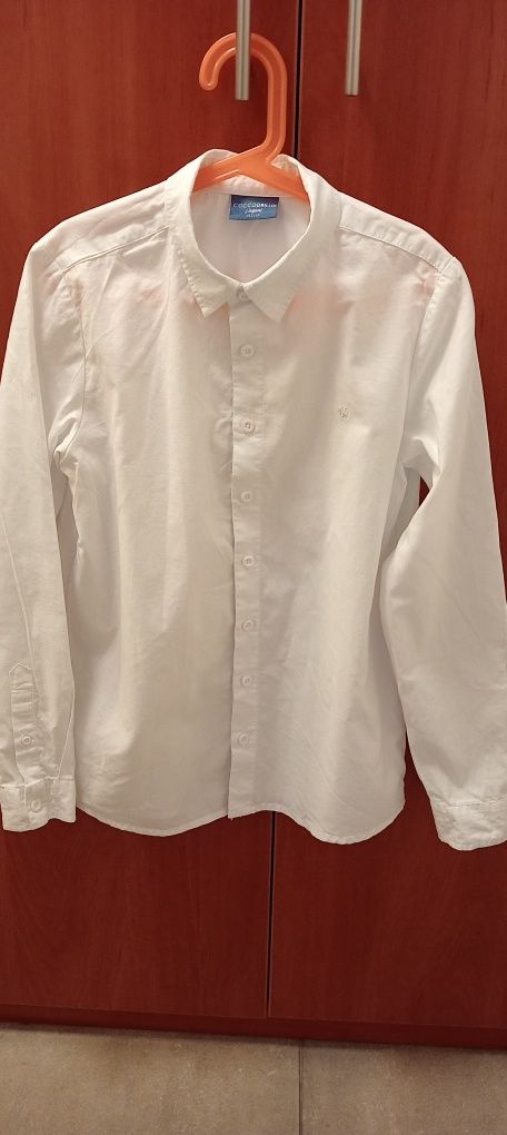Biała koszula Coccodrilo Elegant r. 152
