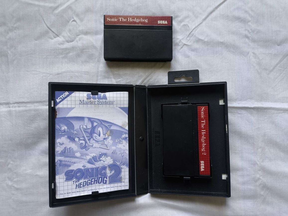 Sonic The Hedgehog 1 e 2 (Sega Master System)