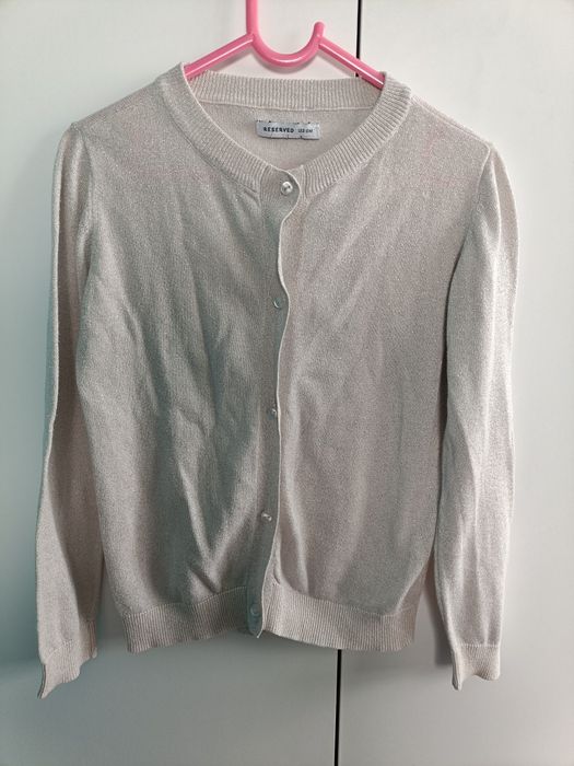 Sweter sweterek błyszczący apel Reserved 122