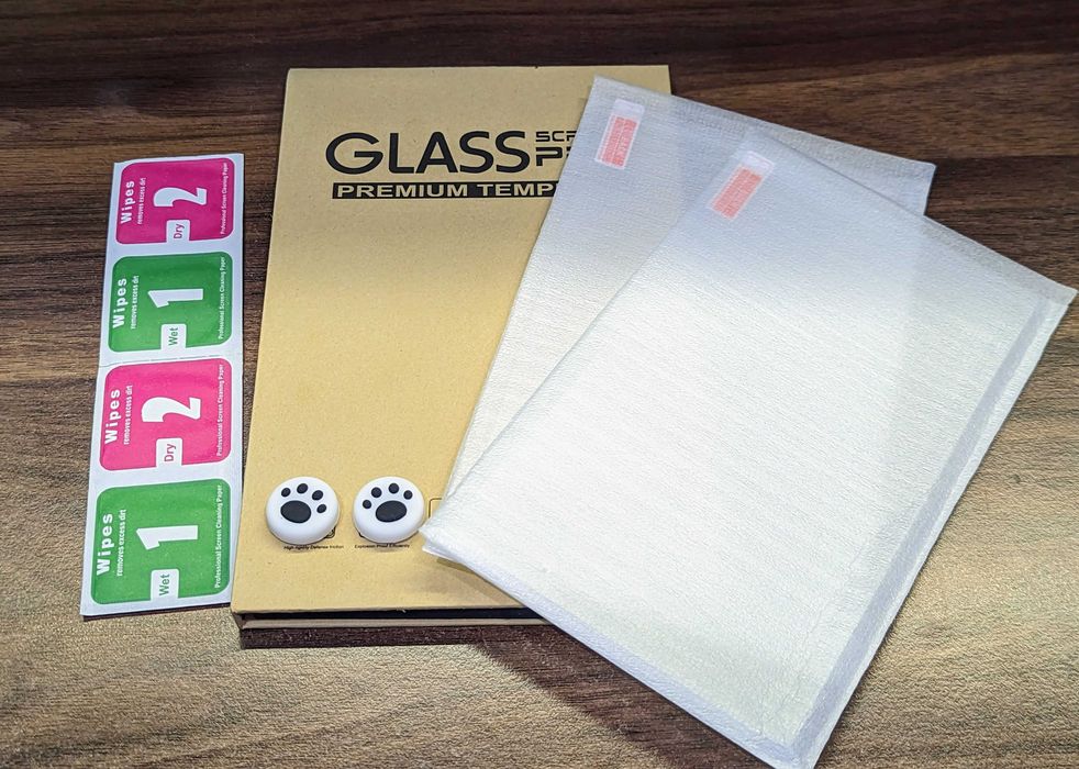 Захисне скло набір 3в1 для Nintendo Switch Classic v1,v2 / Oled / Lite