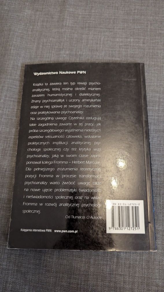 Erich Fromm Rewizja Psychoanalizy Psychologia