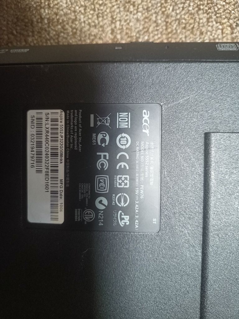 Acer 5552 на запчастини