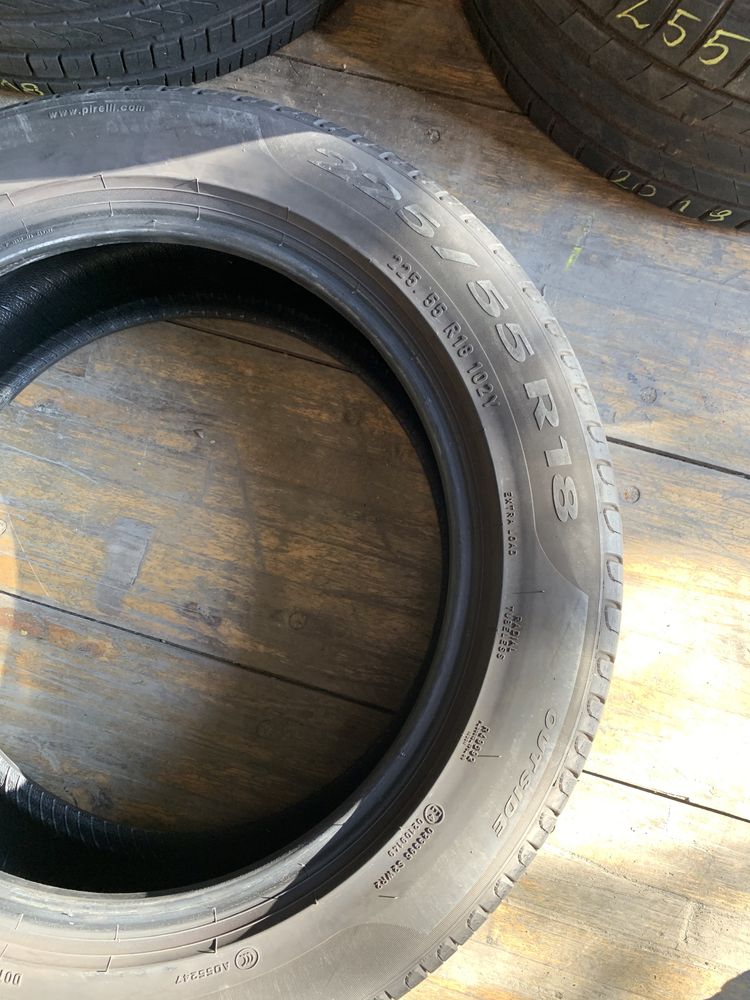 Dwie opony pirelli cinturato p7 225/55/18 2019r.