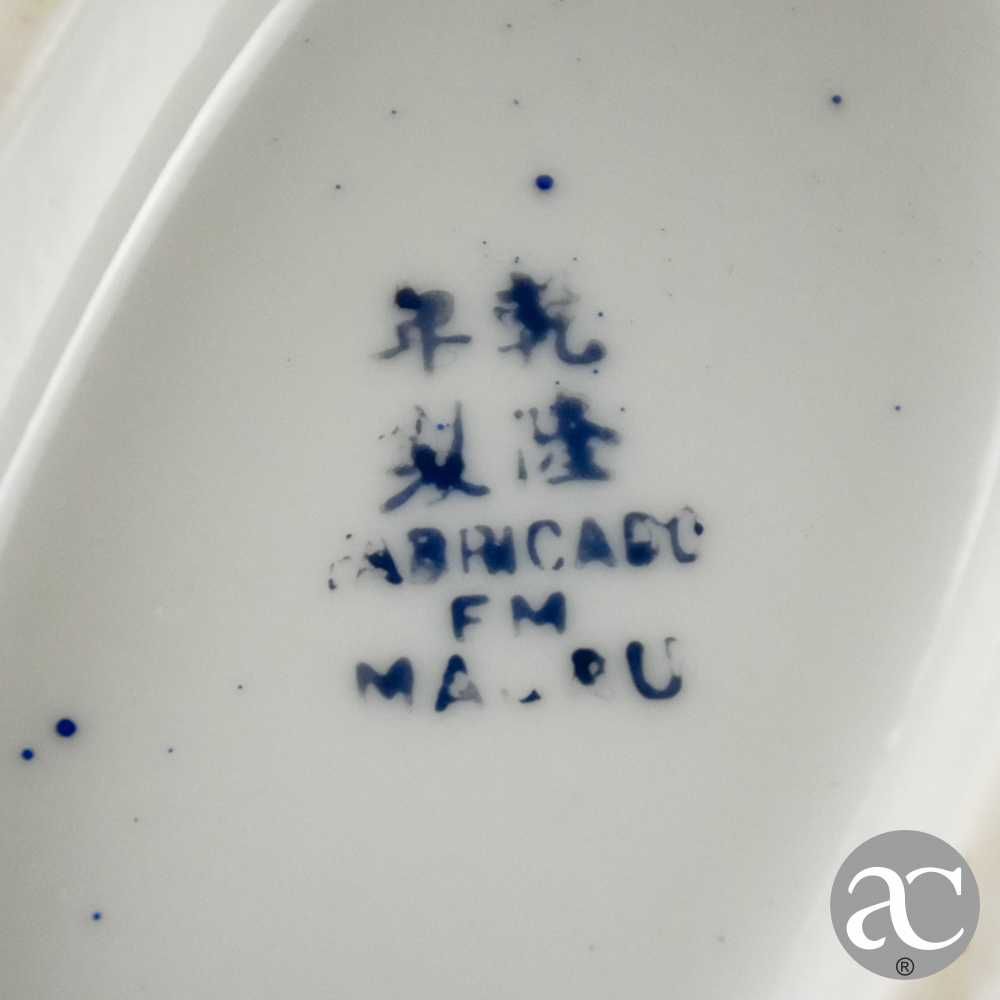 Molheira em porcelana da China, decoração Cantão, circa 1970