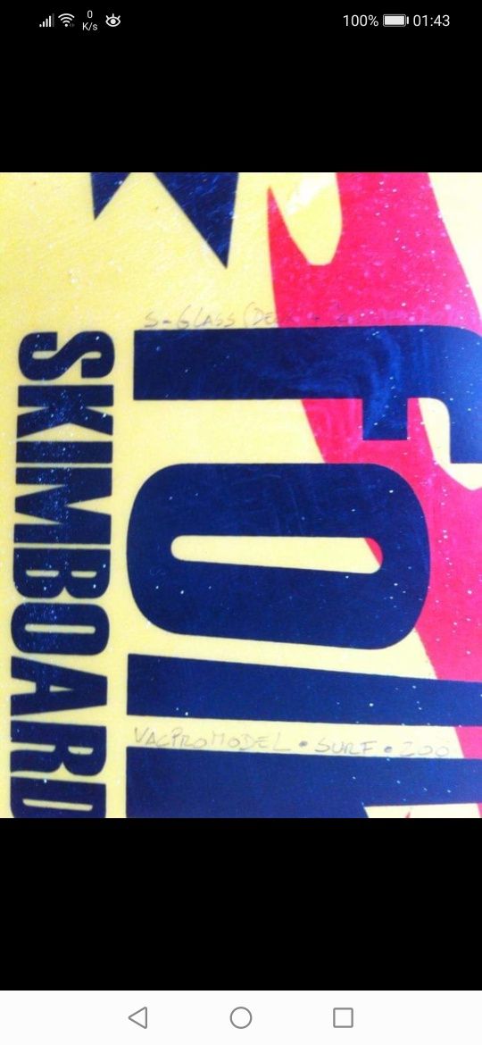 Prancha de Skimming Folha