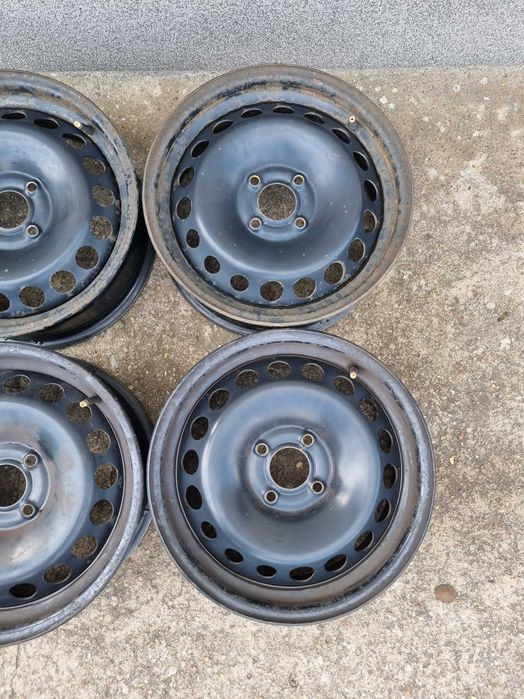 FELGI STALOWE 4x100 R15" 6Jx 15 ET40 Renault Clio III IV TPMS F159