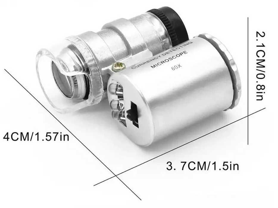 мини  микроскоп 60X