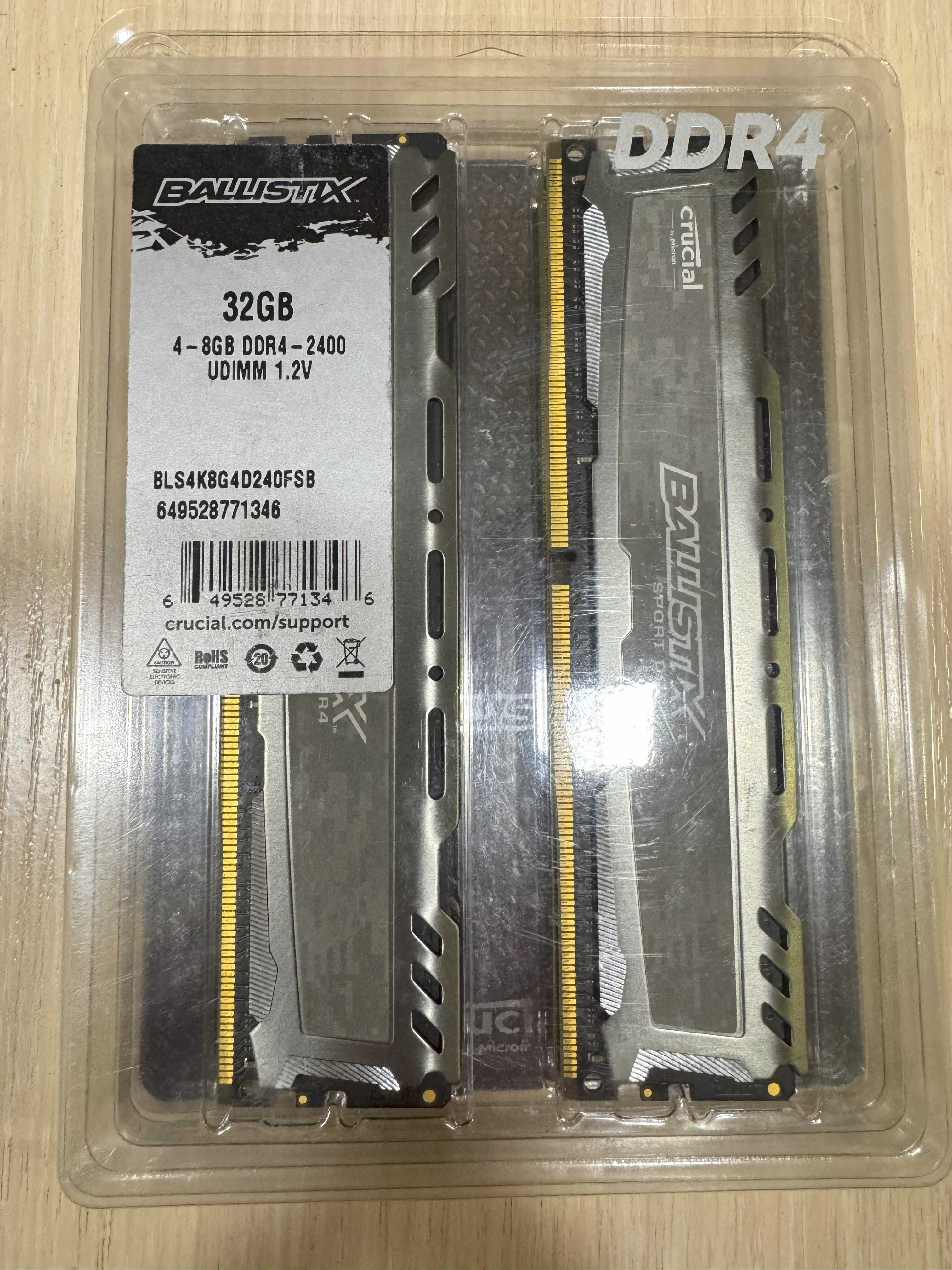 Crucial ballistix DDR4 3200 32Gb (4*8)