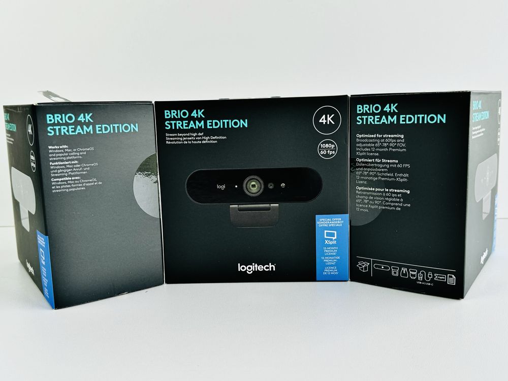 Нова Веб-камера Logitech BRIO 4K Stream Edition