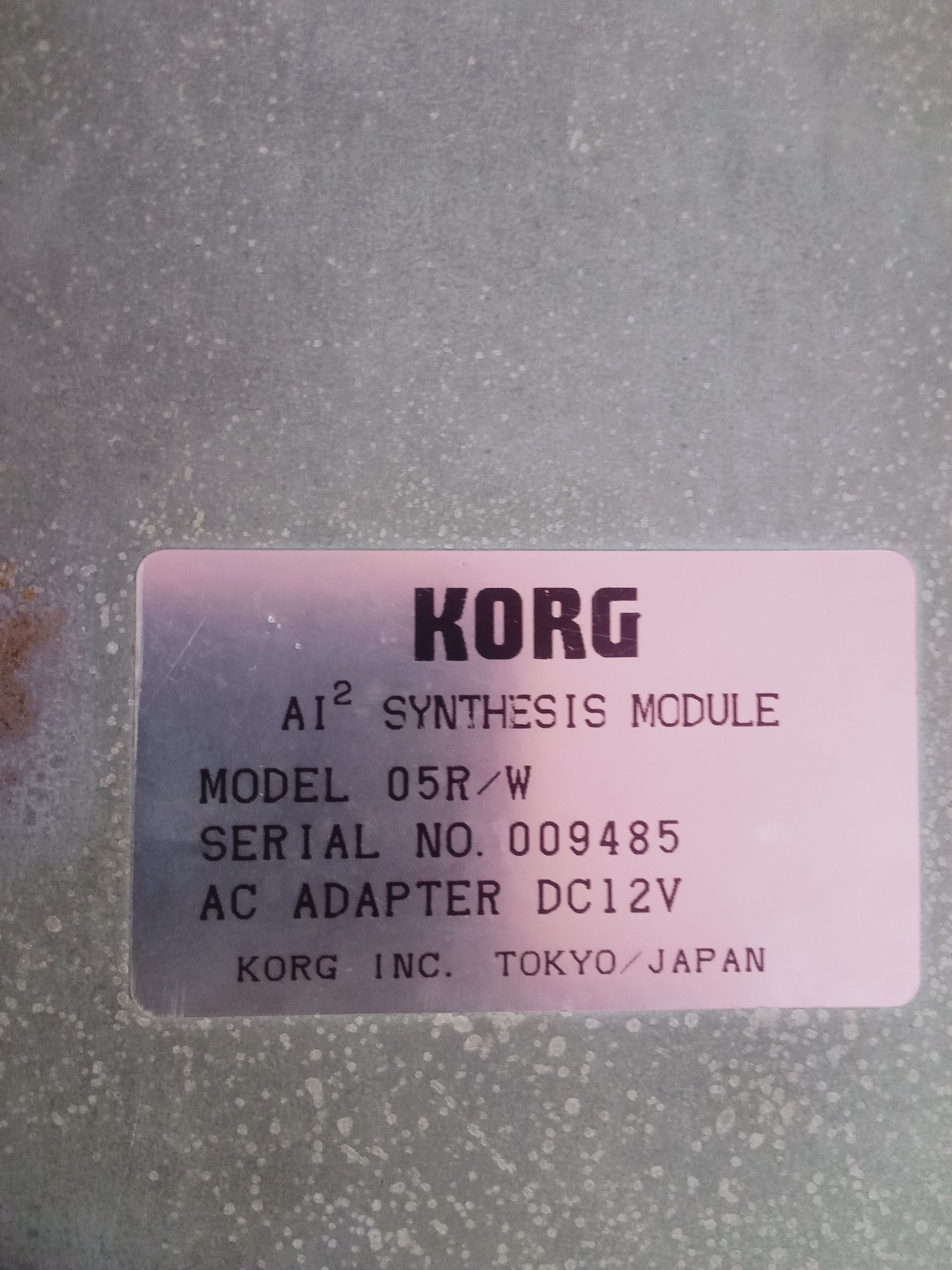 Moduł syntezator Korg 05R/W