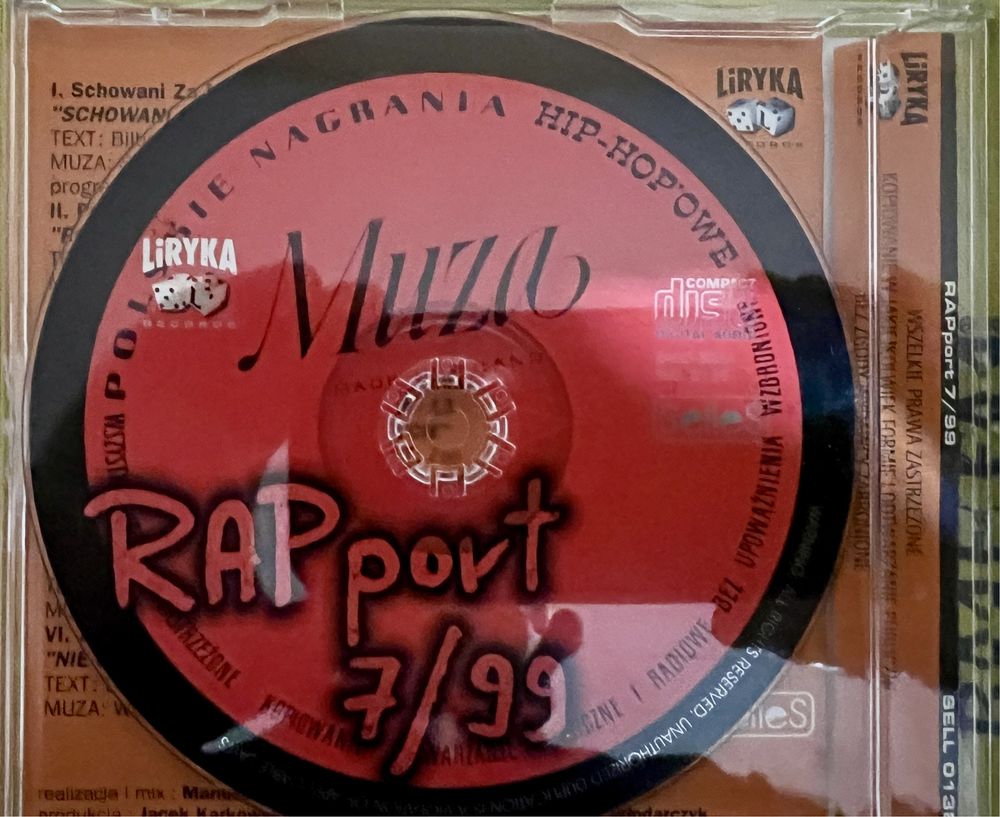 Płyta CD RAPport 7/99 /Hip Hop Magazyn 1999 Liryka Records