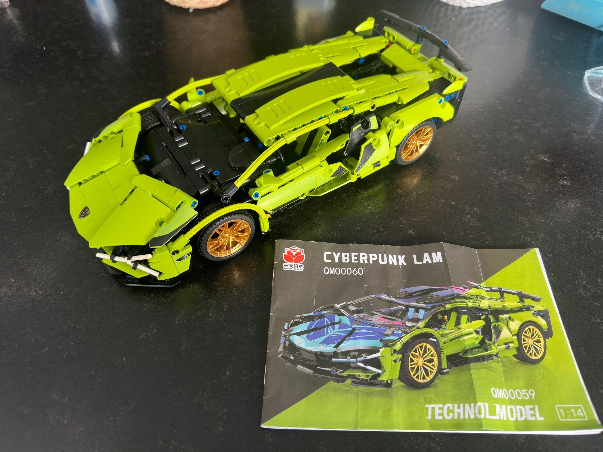 Klocki technic samochód Lamborghini lepsza wersja, jak lego