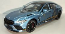 BMW M8 Manhart MH8 800 модель 1:24 CHE ZHI Метал звук свет