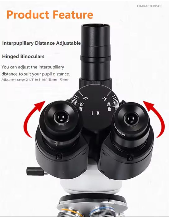 Микроскоп лабораторный с выводом 4К