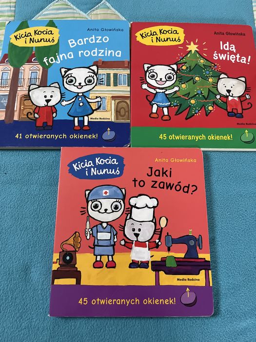 Kicia Kocia i Nunus Twarda Oprawa z okienkami