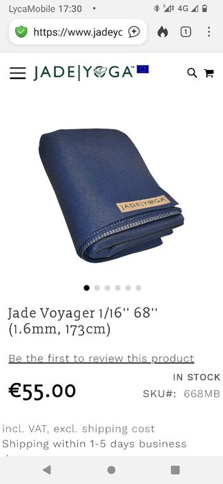Jade Voyager Yoga Mat, Tapete de ioga