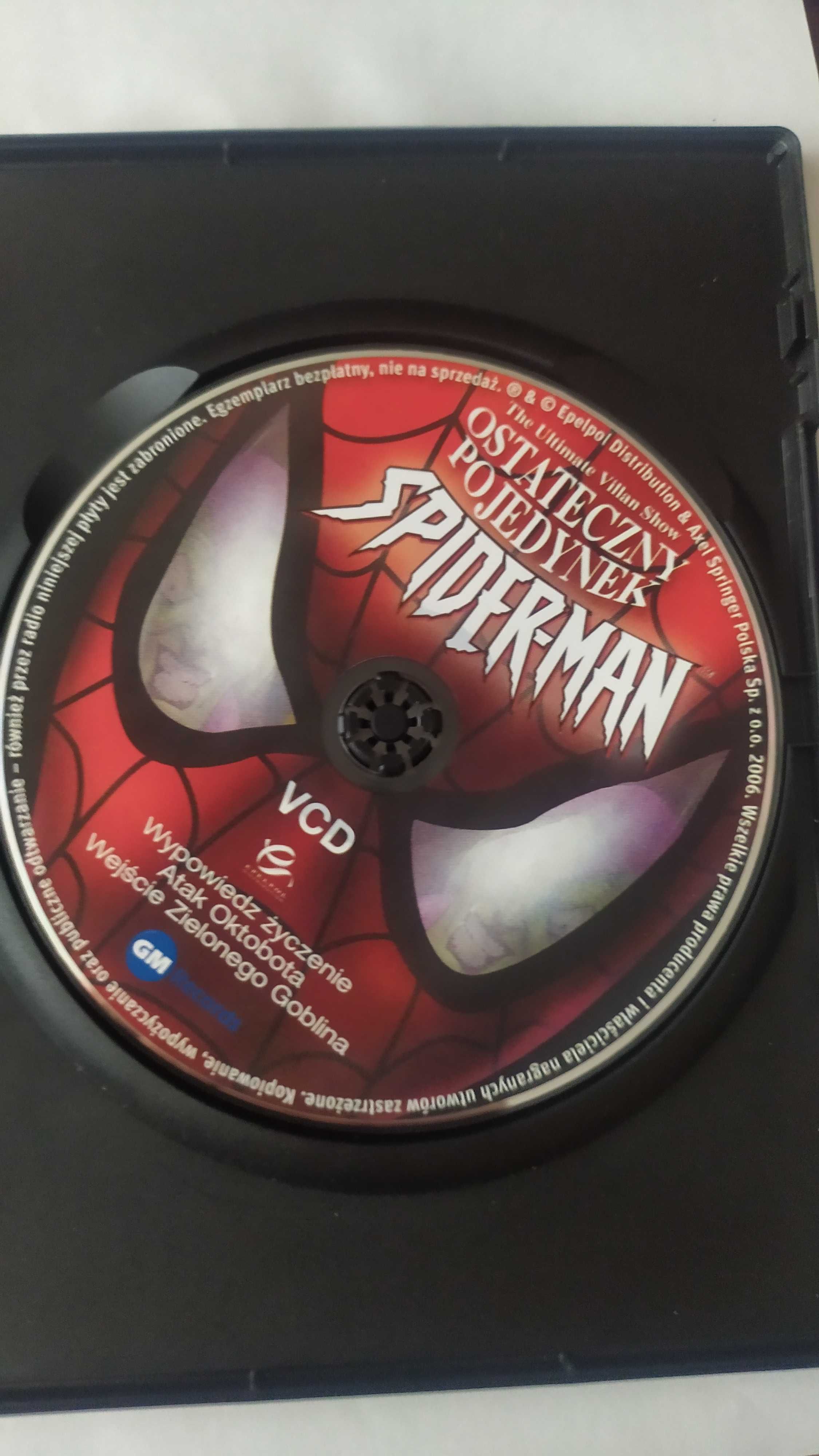 Spider-Man ostateczny pojedynek płyta VCD rmf