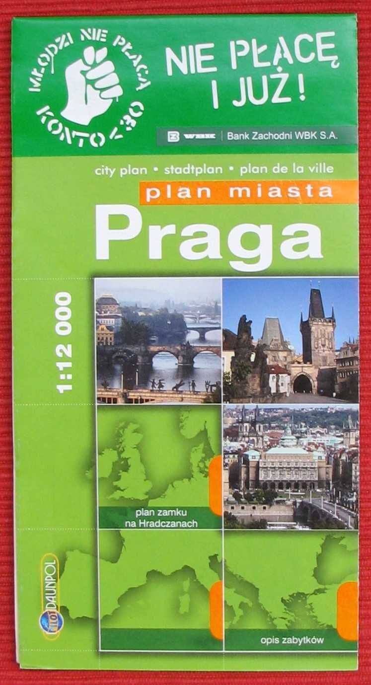 PRAGA Plan Miasta 1 : 12 000
