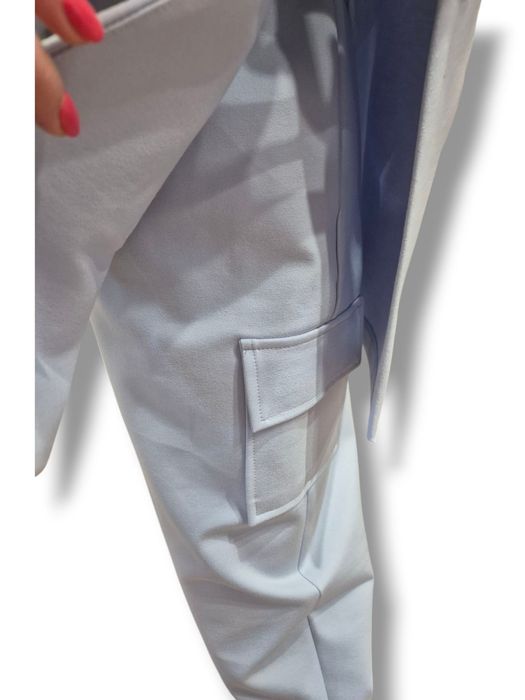 Komplet damski błękitny kamizelka i spodnie Manilla rozmiar uniwersaln