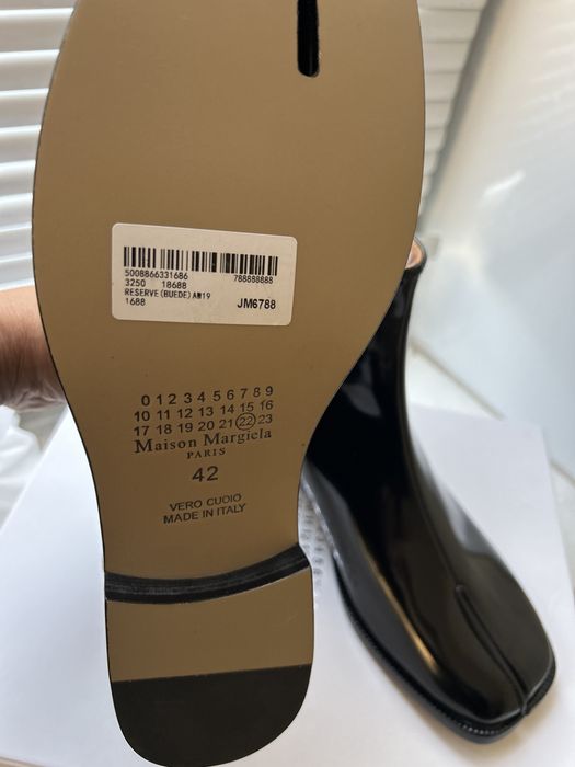 Черные челси таби 42 размер глянцевая кожа