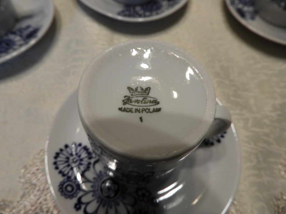 Filiżanki do herbaty - porcelana Karolina