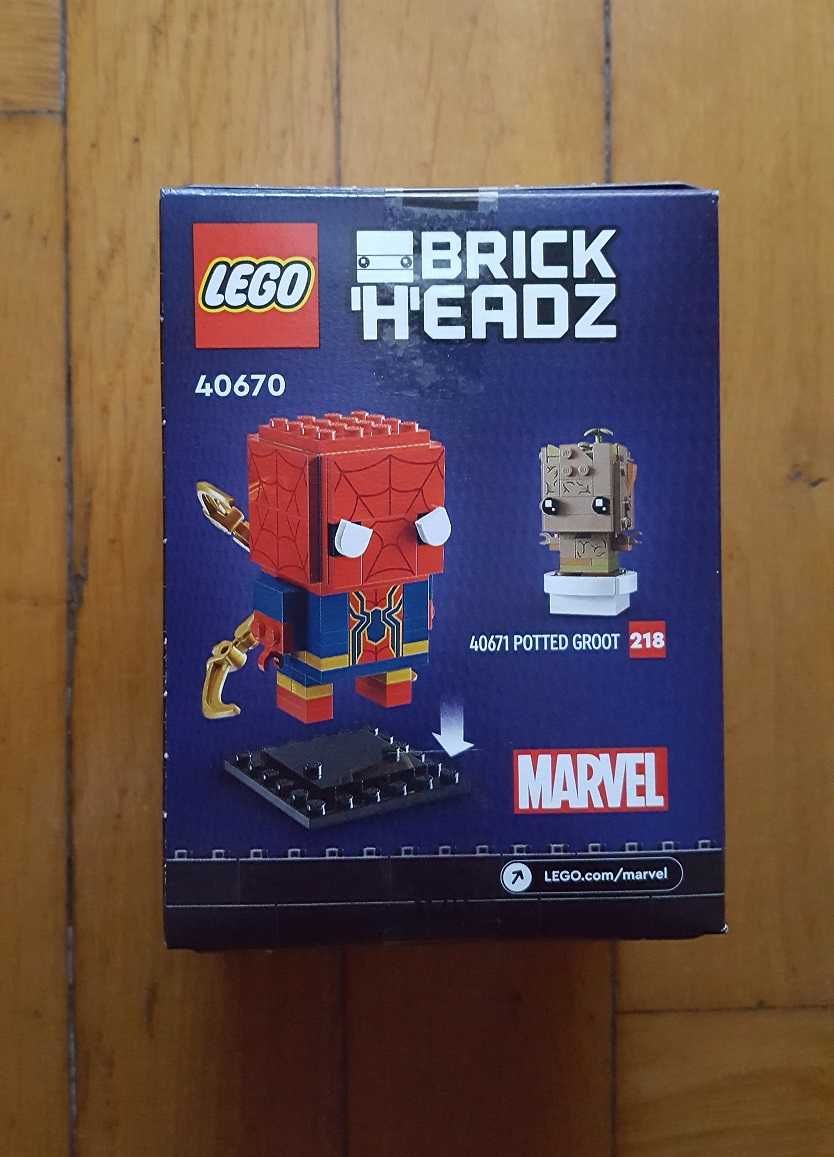 LEGO 40670 BrickHeadz - Iron Spider-Man Człowiek Pająk NOWY Wrocław