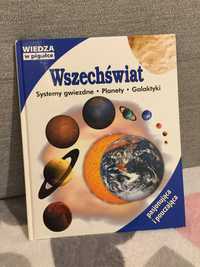 Książka ,,Wszechświat" o kosmosie. Gwiazdy, planety, galaktyki