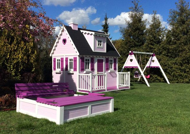 Drewniany domek dla dziecka, dzieci, ogrodowy - Królowa od Dżepetto!!!