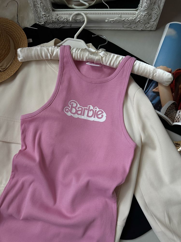 Мини платье Barbie розовое размер XS