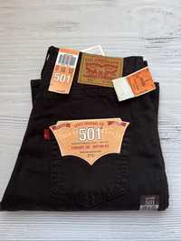 Чоловічі чорні джинси Levis 501® Original fit W30 L32