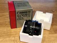 Canon FD 28mm f2.8 Box