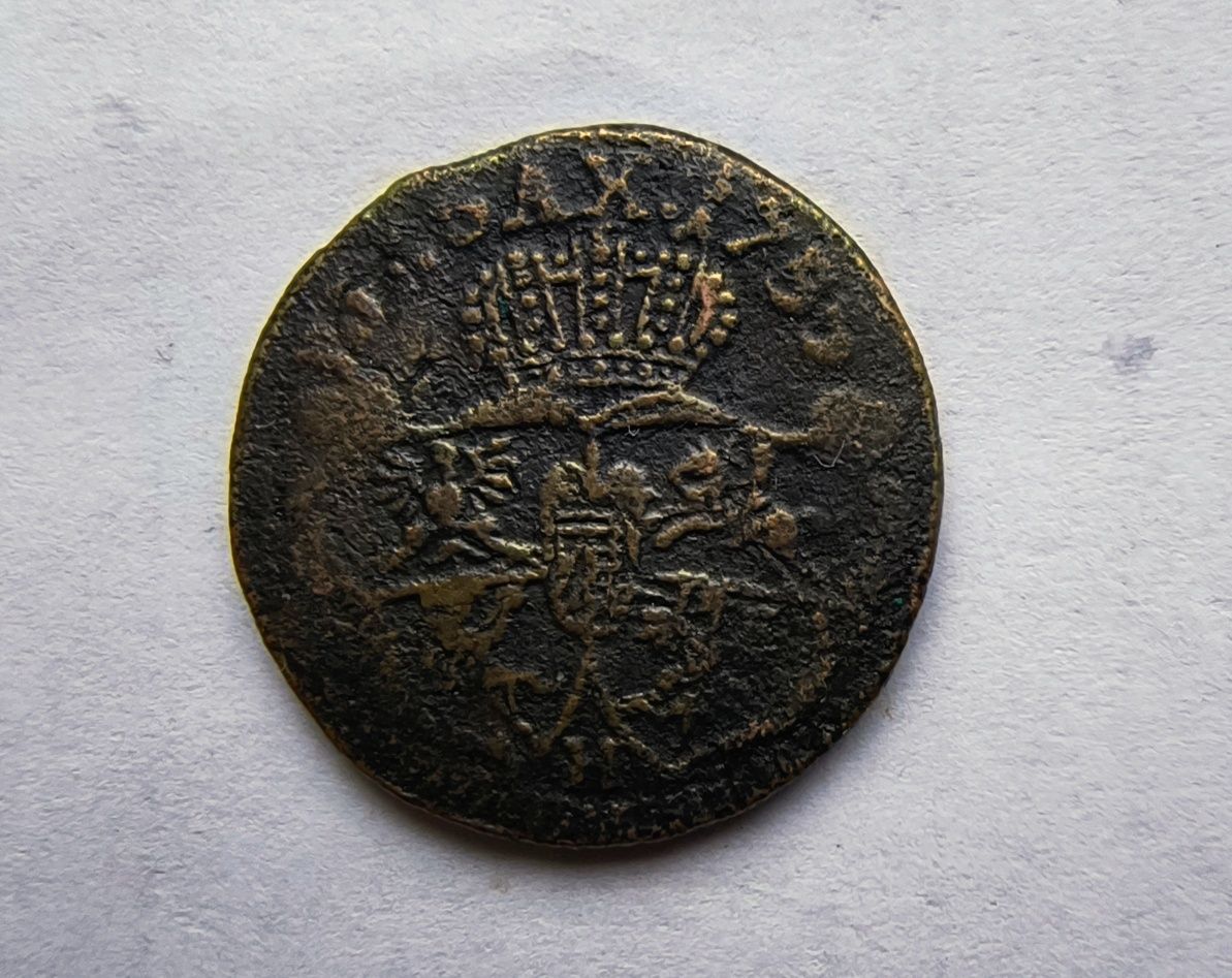 1 grosz Agust III Sas, 1755 r.
