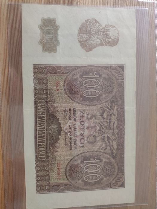 Banknoty 1940r- 1941r  100zł
