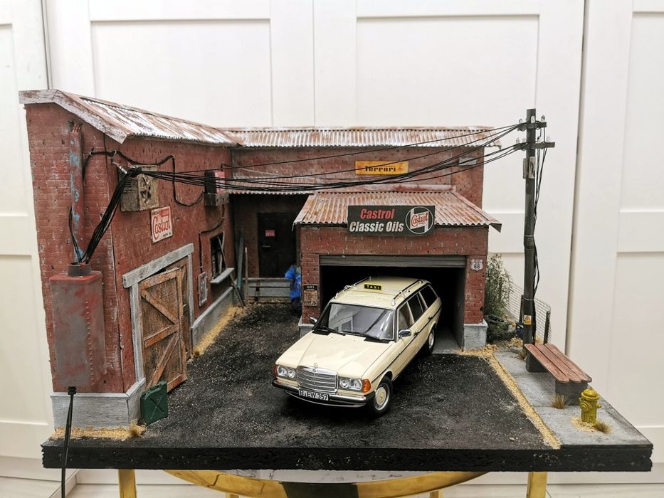 Diorama 1:18 Makieta autoart kyosho norev solido otto gt spirit bbr gt