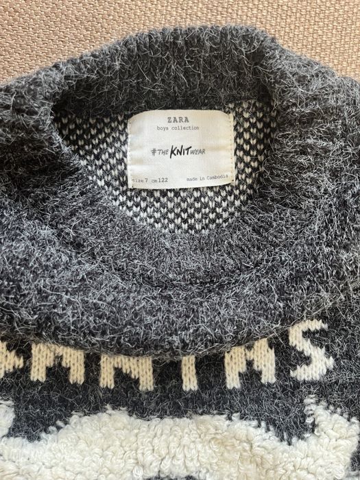 Теплий светр ZARA, р.7, 122 см