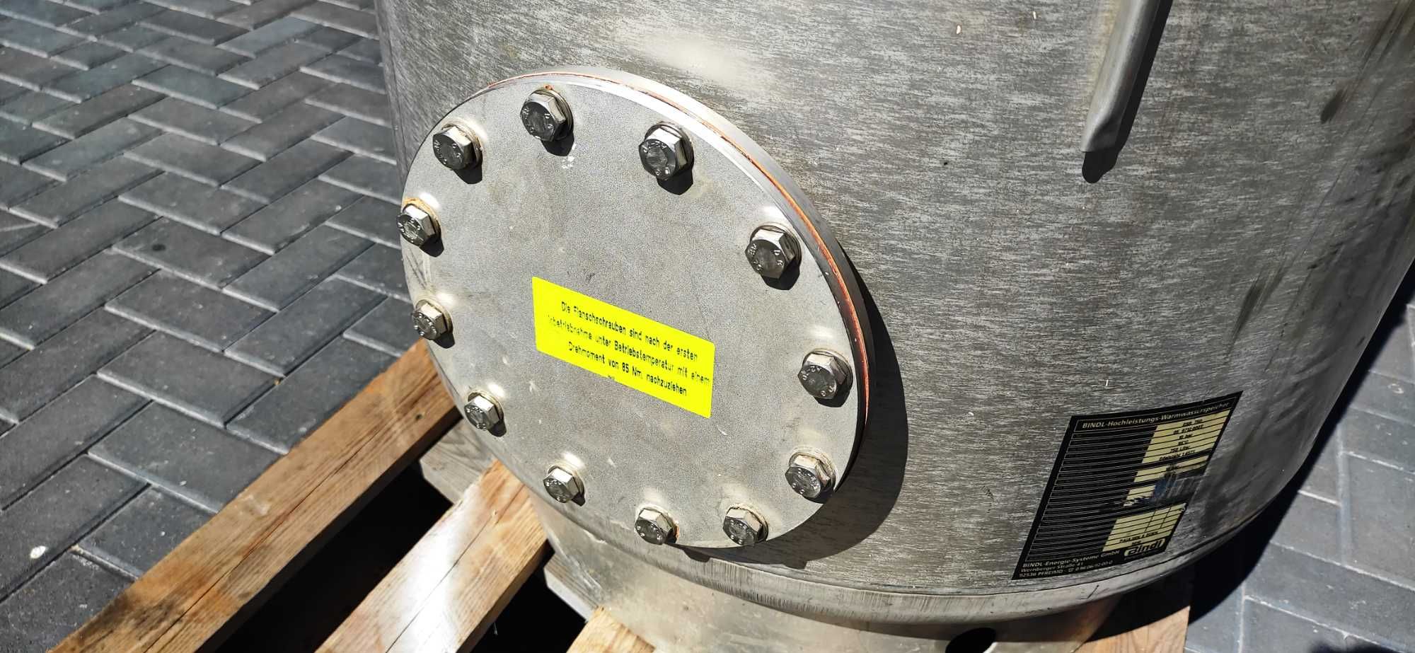 Bufor nierdzewny 750 L wężownica nierdzewka zasobnik BINDL