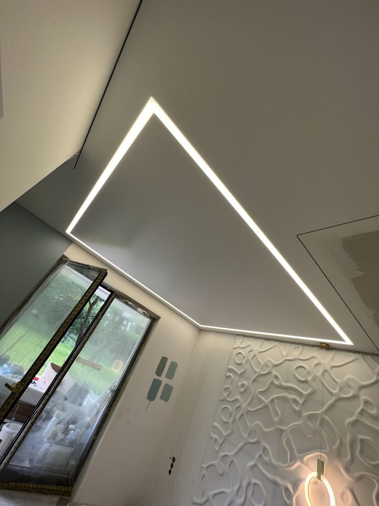 Oswietlenie LED, Sufit podswietlany, sufity napinane, LED